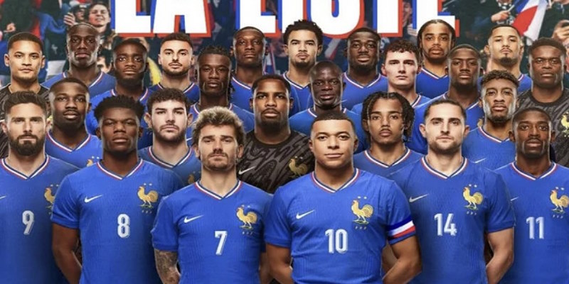Danh sách đội hình chính thức tuyển Pháp tại Euro 2024