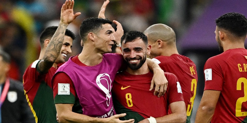 Lịch thi đấu của tuyển Bồ Đào Nha ở giao hữu và vòng bảng